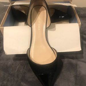 Shoes of Prey , Black , calf-hair flats .